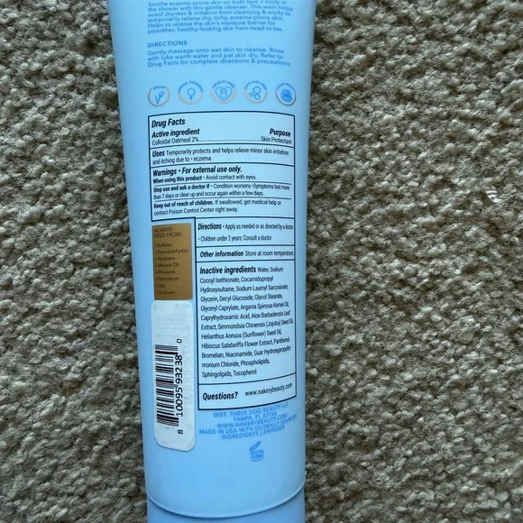 Nakery Beauty Eczema Relief Soothing Wash - Picture 3 of 3